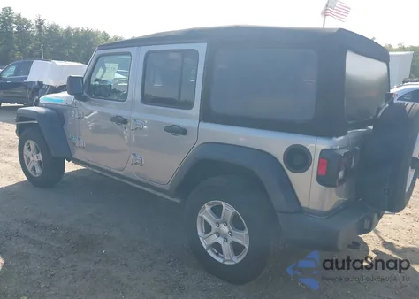 2018 Jeep Wrangler Unlimited Sport S 4X4 z USA, uszkodzony, nr VIN 1C4HJXDG3JW299918